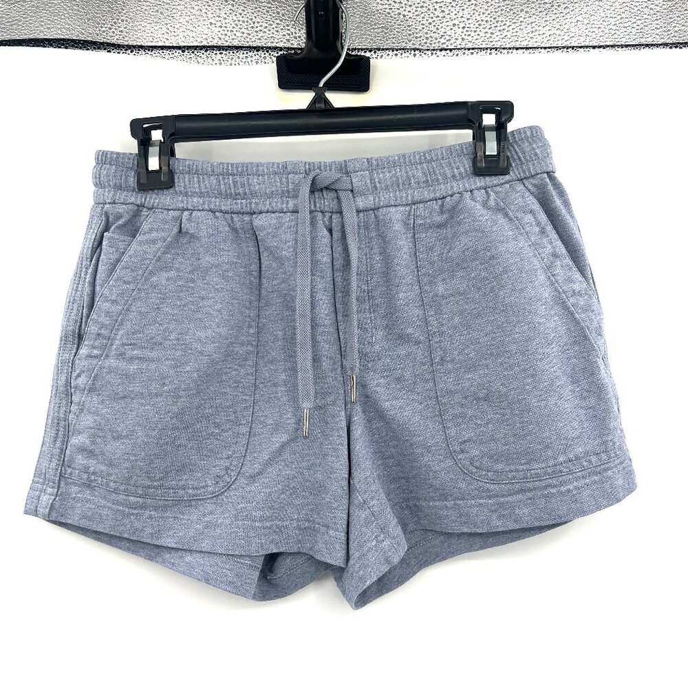 Athleta Farallon Heathered Blue Shorts Women's 4